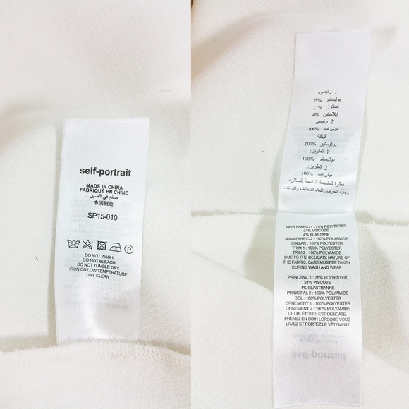 Self-Portrait Black and White Sheath Mini Dress - Picture 7 of 7